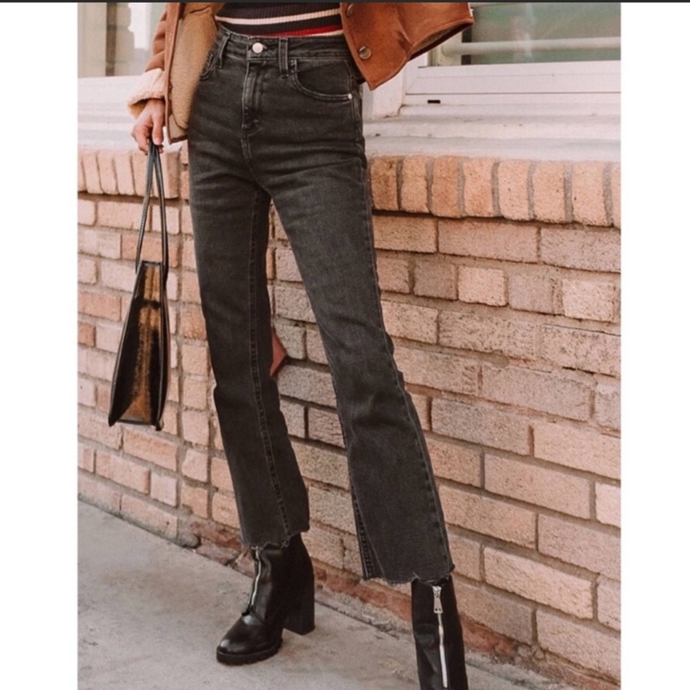 BDG / Urban Outfitters High Rise Cropped Kick Flare Jeans